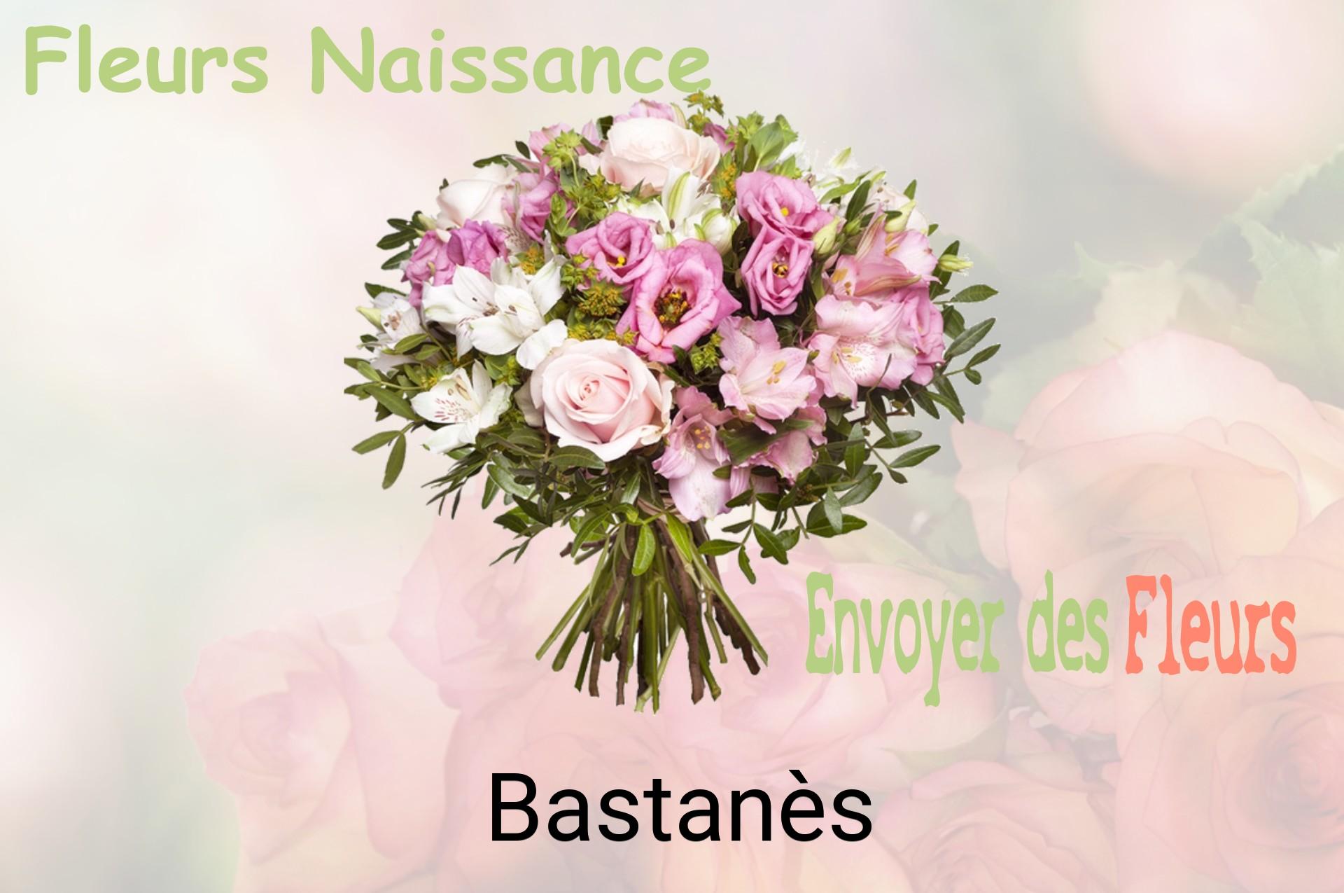 Bouquet de fleurs de naissance livré à Bastanès